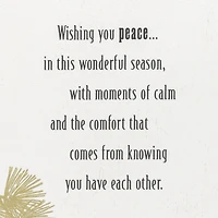 Wishing You Love, Peace and Joy Christmas Card for Daughter and Husband for only USD 6.99 | Hallmark