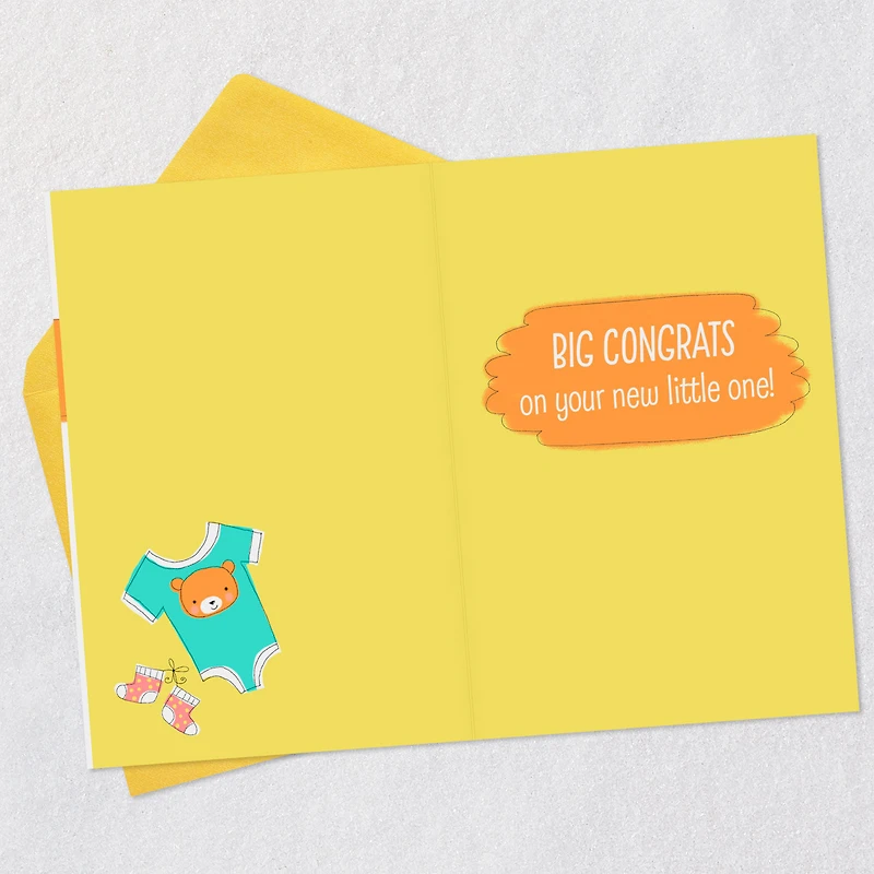 Big Congrats on Your New Little One New Baby Card for only USD 2.50 | Hallmark