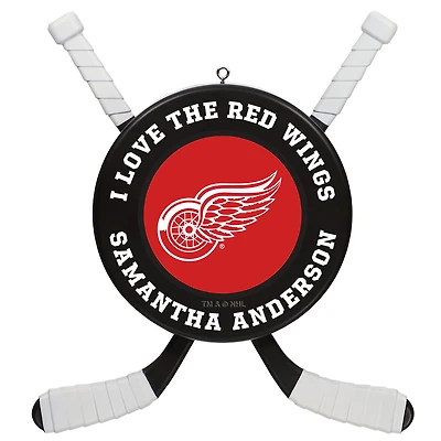 NHL Detroit Red Wings® Hockey Personalized Ornament, Custom Text for only USD 30.99 | Hallmark