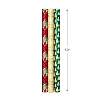 Traditional 3-Pack Foil Christmas Wrapping Paper Assortment, 60 sq. ft. for only USD 16.99 | Hallmark