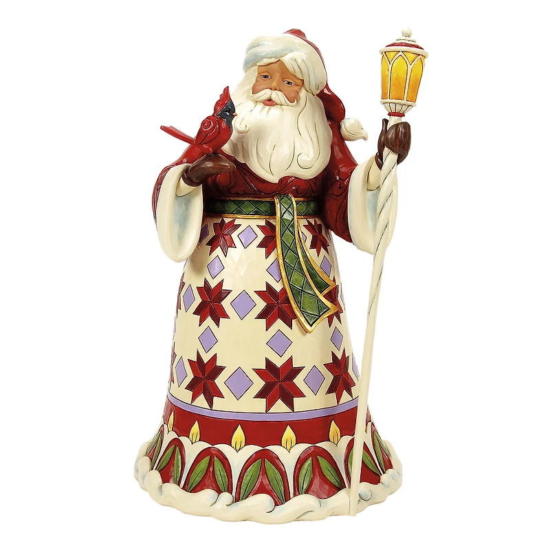 Jim Shore Heartwood Creek Santa Cardinal on Hand Figurine, 12.12" for only USD 119.00 | Hallmark
