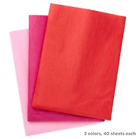 Red/Fuchsia/Pink 3-Pack Bulk Tissue Paper, 120 sheets for only USD 12.99 | Hallmark