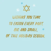 Lights, Happiness and Love Gift Card Greeting Hanukkah Card for only USD 4.99 | Hallmark