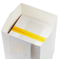 Build-a-Bouquet Love You White Hearts Pop-Up Paper Vase With Mini Card for only USD 4.99 | Hallmark