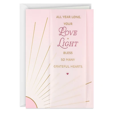 Your Love and Light Bless Hearts Mother's Day Card From All of Us for only USD 6.59 | Hallmark