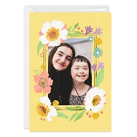 Personalized Wildflowers Frame Photo Card for only USD 4.99 | Hallmark