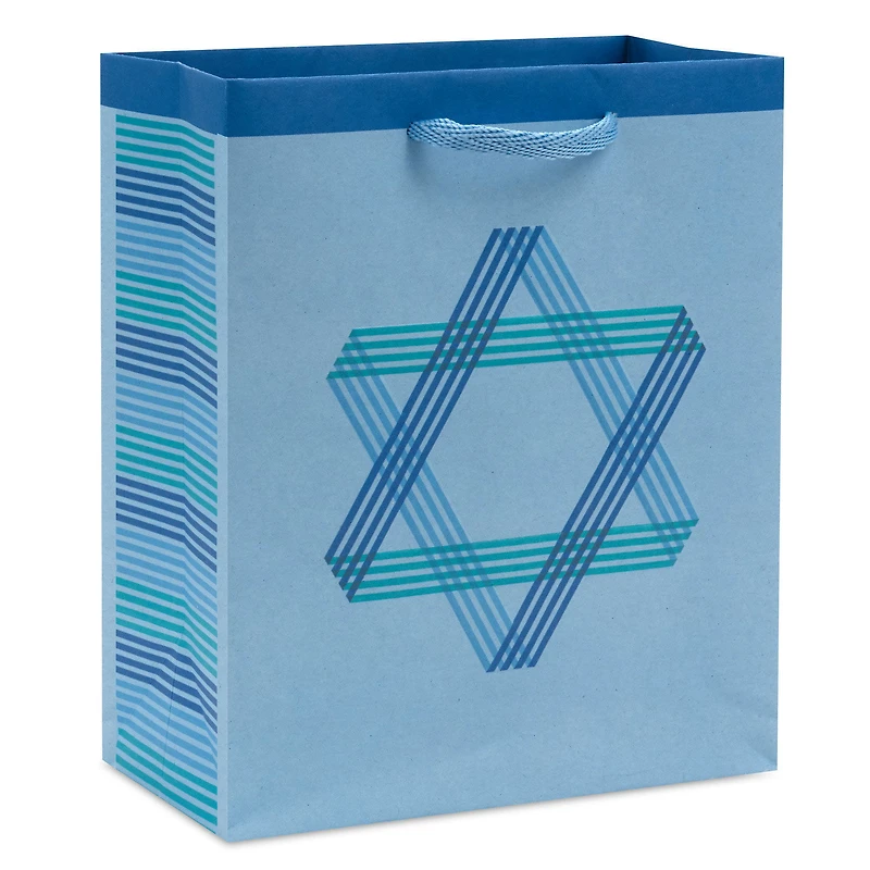 6.5" Star of David on Blue Small Hanukkah Gift Bag for only USD 2.49 | Hallmark