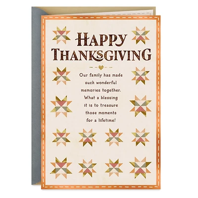 We've Made Wonderful Memories Religious Thanksgiving Card for Relative for only USD 3.99 | Hallmark