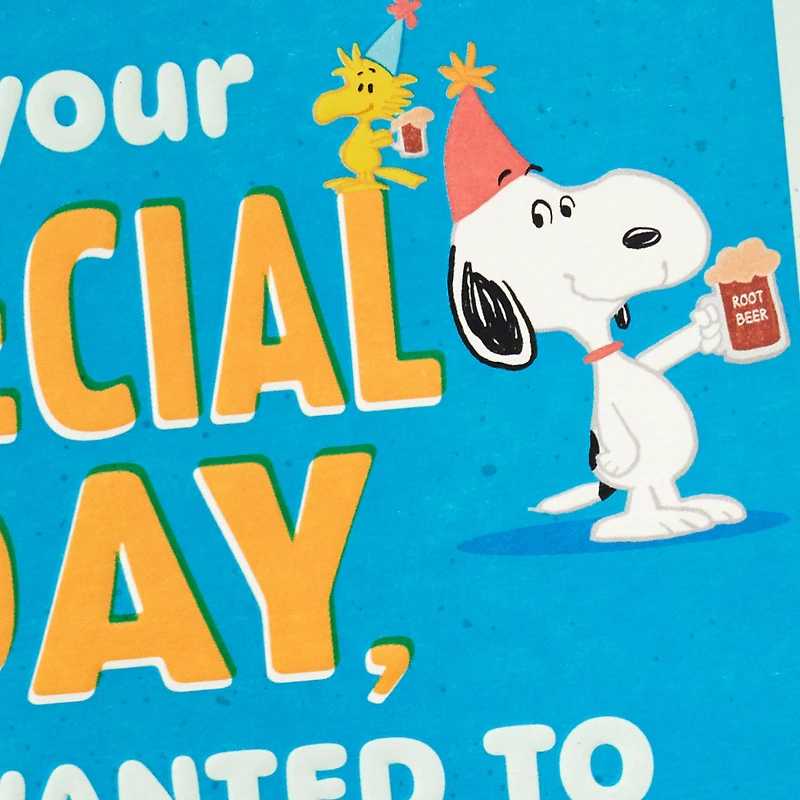 Peanuts® Snoopy and Woodstock Burpday Banner Funny Birthday Card for only USD 5.99 | Hallmark