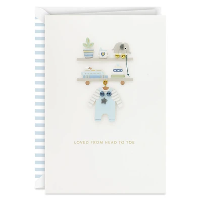 Loved from Head to Toe New Baby Boy Card for only USD 8.59 | Hallmark