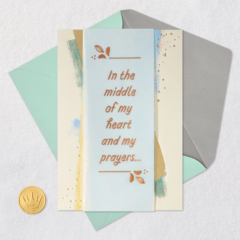You're In My Heart and Prayers Religious Encouragement Card for only USD 6.99 | Hallmark