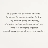 Happy Golden Anniversary 50th Anniversary Card for only USD 5.99 | Hallmark