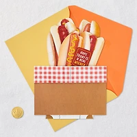 Hope Today Is a Real Wiener Hot Dog Bouquet Funny 3D Pop-Up Card for only USD 7.99 | Hallmark