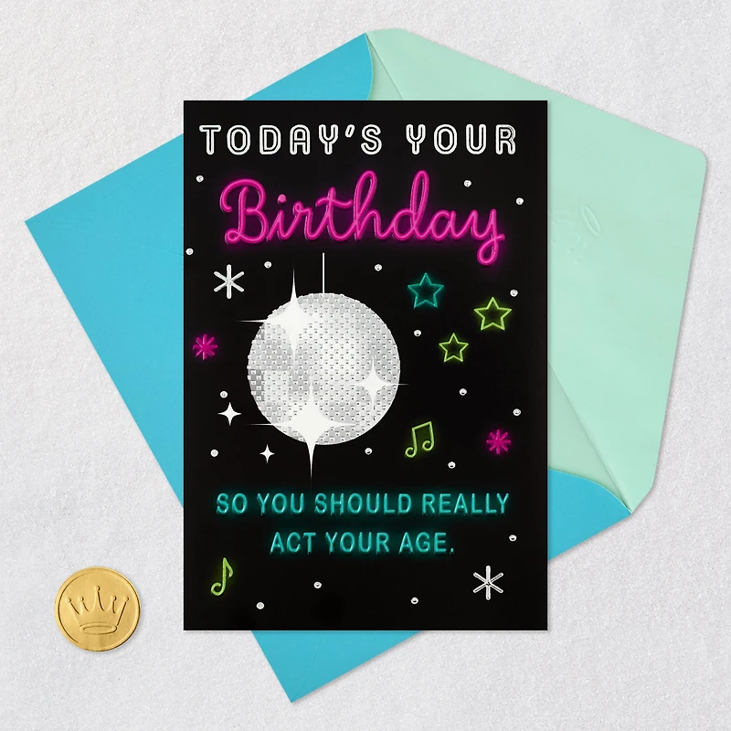 Cheers to Acting Your Age Birthday Card for only USD 3.99 | Hallmark
