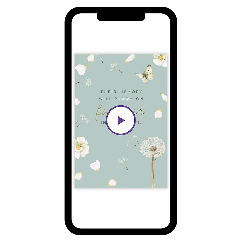 Marjolein Bastin Their Memory Will Bloom Forever Custom Sympathy Card for only USD 4.99 | Hallmark