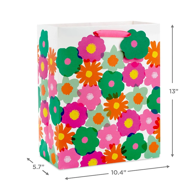 13" Whimsical Blooms Large Gift Bag for only USD 4.49 | Hallmark