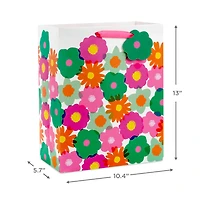 13" Whimsical Blooms Large Gift Bag for only USD 4.49 | Hallmark