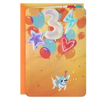 Dog With Balloons 3rd Birthday Card for Boys for only USD 5.59 | Hallmark