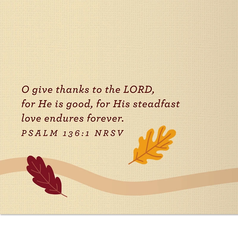 Season of Grateful Hearts Religious Thanksgiving Card for only USD 2.00 | Hallmark