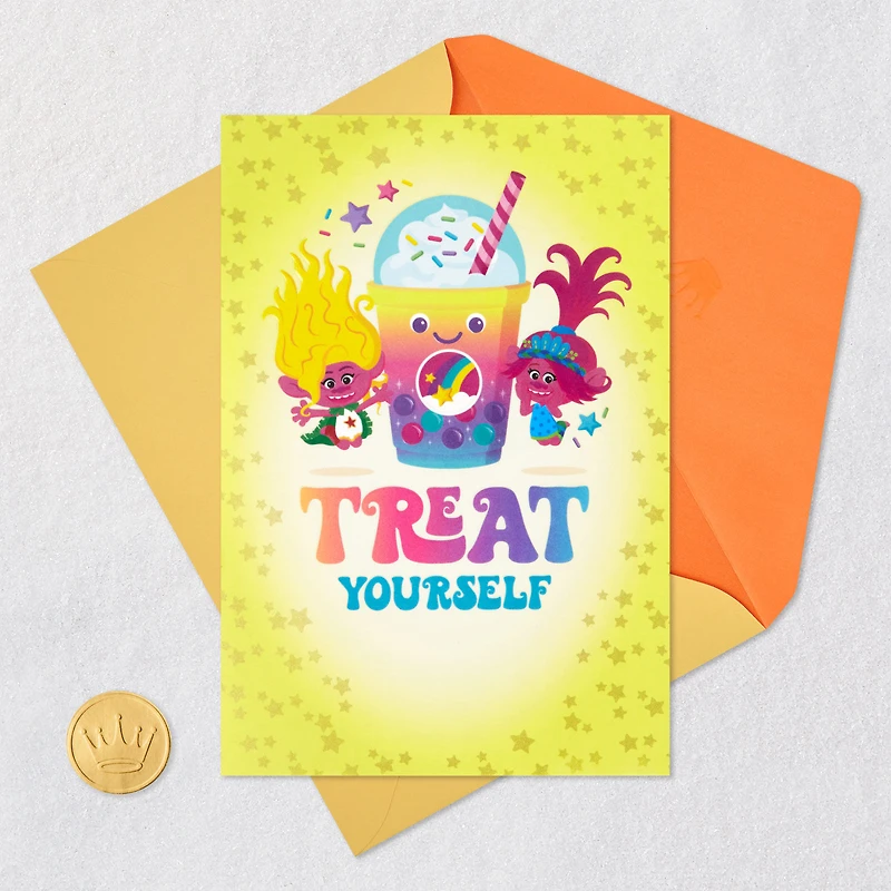 DreamWorks Animation Trolls Treat Yourself Birthday Card for Kids for only USD 4.99 | Hallmark