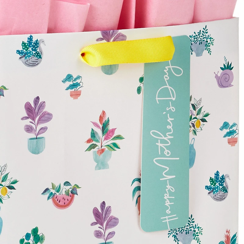 9.6" Potted Plants Medium Mother's Day Gift Bag With Tissue Paper for only USD 5.99 | Hallmark
