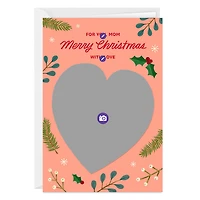 Holly and Heart Custom Christmas Card for Mom for only USD 4.99 | Hallmark