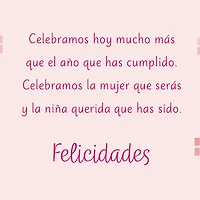 Today We Celebrate You Spanish-Language Quinceañera Card for only USD 3.99 | Hallmark