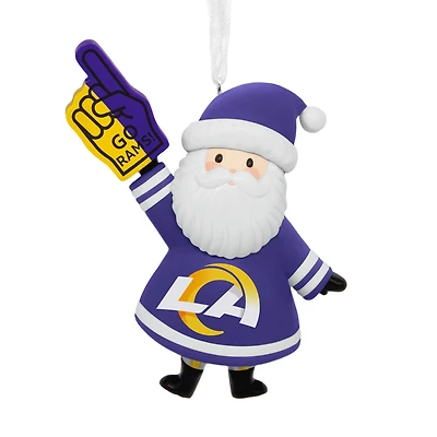 NFL Los Angeles Rams Santa Fan Hallmark Ornament for only USD 12.99 | Hallmark