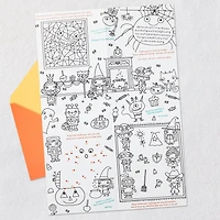 Candy Piles and Happy Smiles Halloween Card With Activity Poster for only USD 4.29 | Hallmark