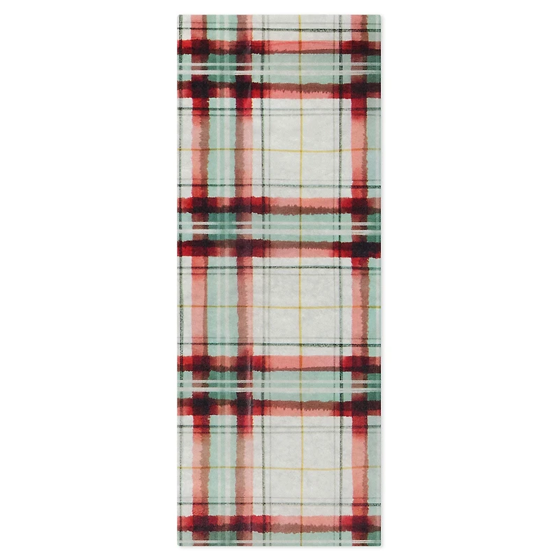 Cinnamon-Scented Red Plaid Holiday Tissue Paper, 4 sheets for only USD 2.49 | Hallmark