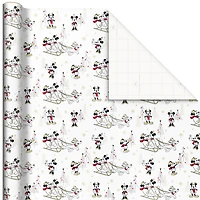 Disney Mickey & Minnie With Pluto Christmas Wrapping Paper, 70 sq. ft. for only USD 9.99 | Hallmark