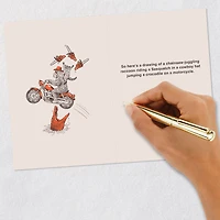 Raccoon, Sasquatch and Motorcycle Funny Birthday Card for Him for only USD 3.99 | Hallmark