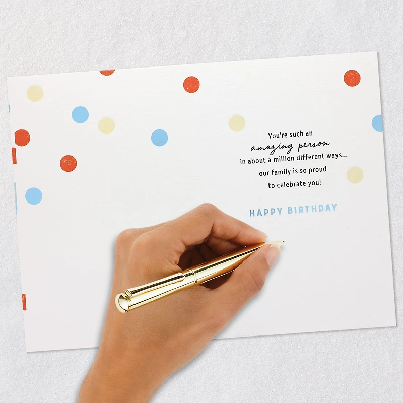 You're Amazing In a Million Ways Birthday Card for Grandson for only USD 5.59 | Hallmark
