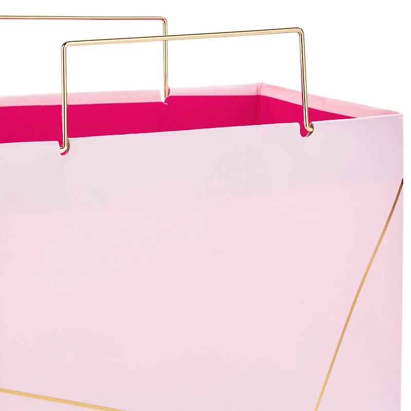 Light Pink With Gold Medium Square Gift Bag, 7.7" for only USD 5.99 | Hallmark