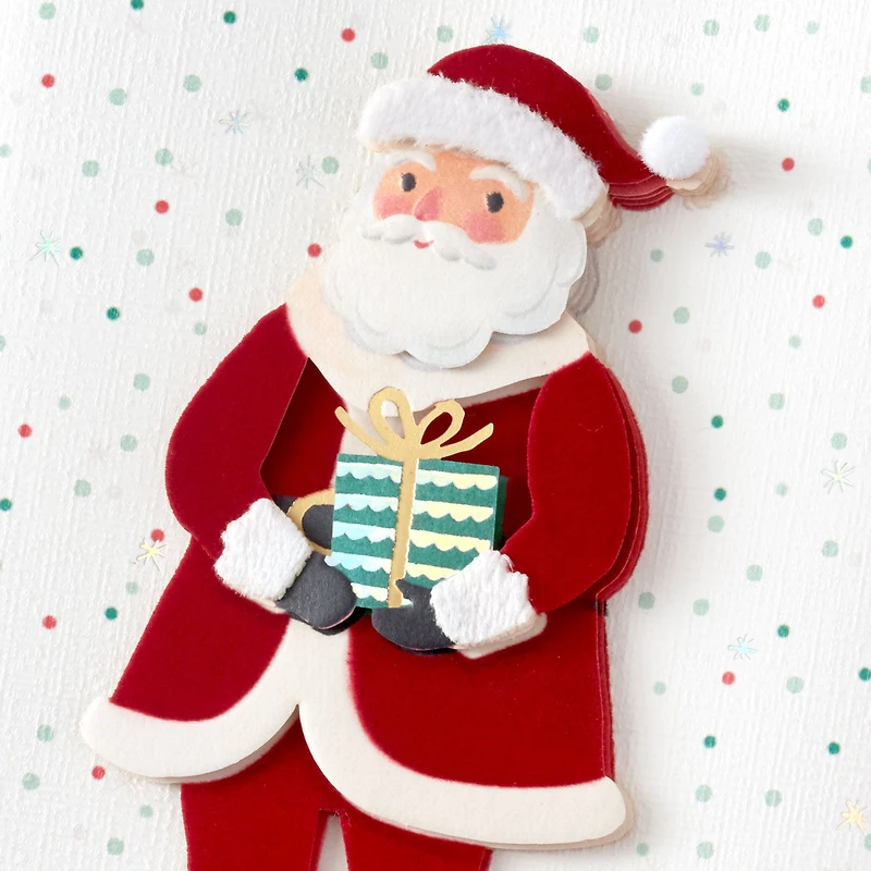 Fun Surprises Santa Claus With Gift Christmas Card for only USD 9.59 | Hallmark