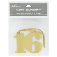 Gold "16" Die-Cut Gift Trim for only USD 4.49 | Hallmark