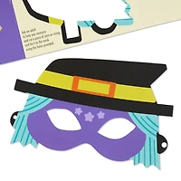 One Cool Little Witch Detachable Mask Halloween Card for Kids for only USD 4.59 | Hallmark