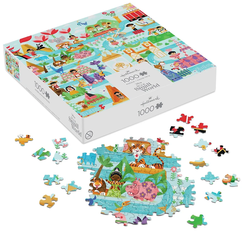Disney It's a Small World Map 1000-Piece Jigsaw Puzzle for only USD 24.99 | Hallmark
