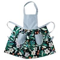 Lacey Chabert Collection Green Floral and Blue Chambray Apron With Pockets for only USD 34.99 | Hallmark