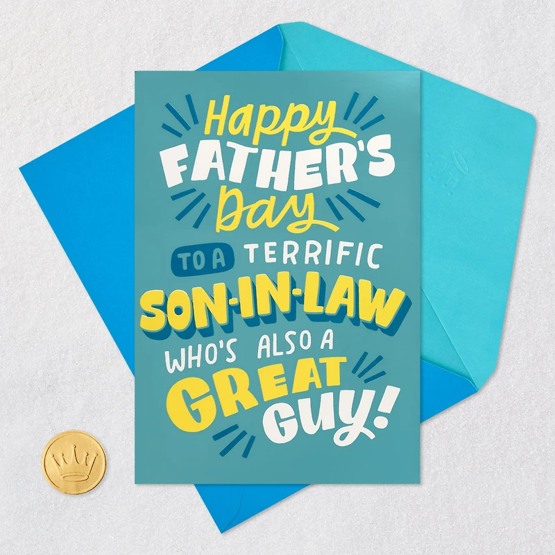 A Terrific Son-in-Law and a Great Guy Pop-Up Father's Day Card for only USD 5.59 | Hallmark