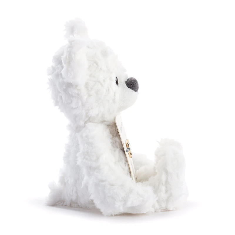 Demdaco Guardian Angel White Plush Bear With Angel Wings Bracelet for only USD 17.00 | Hallmark