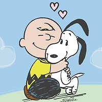 Peanuts® Charlie Brown and Snoopy Hugging Love Card for only USD 2.99 | Hallmark