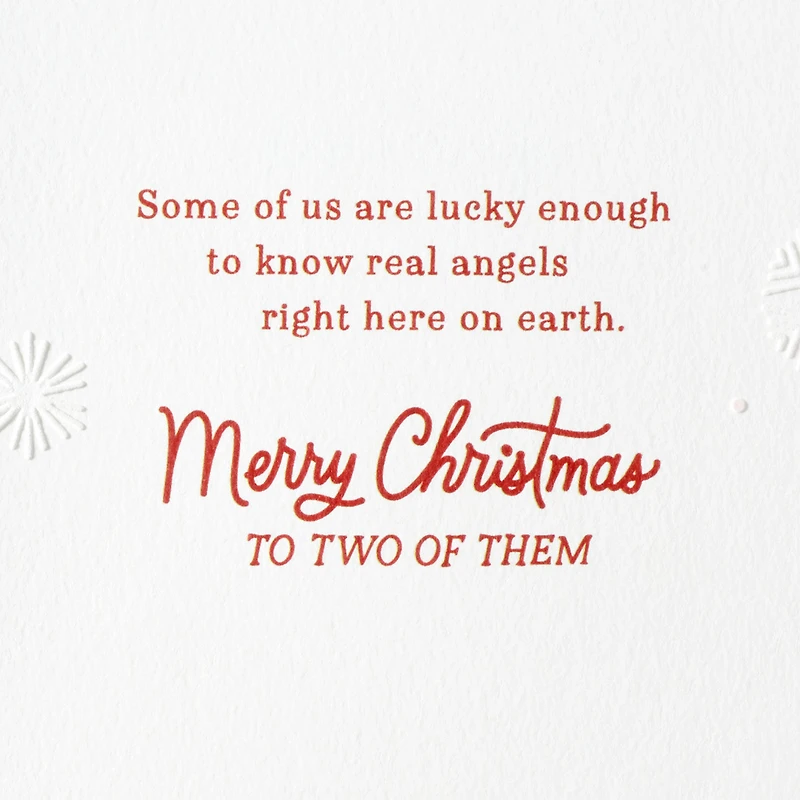 You're Real Angels on Earth Christmas Card for Both for only USD 5.99 | Hallmark