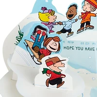 The Peanuts® Gang Jolly Ice Skating Musical 3D Pop-Up Christmas Card for only USD 9.59 | Hallmark