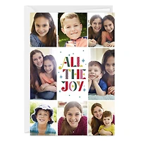 All the Joy Photo Collage Custom Holiday Card for only USD 4.99 | Hallmark