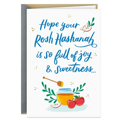 Full of Joy and Sweetness Rosh Hashanah Card for only USD 3.99 | Hallmark