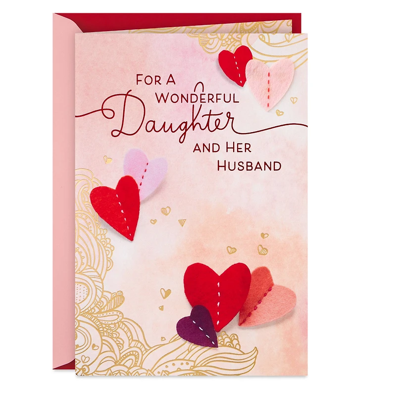 For a Wonderful Daughter and Her Husband Valentine's Day Card for only USD 5.59 | Hallmark