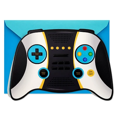 Video Game Controller Birthday Card With Sound for only USD 9.99 | Hallmark