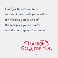 Thanking God for You Religious Veterans Day Card for only USD 2.00 | Hallmark