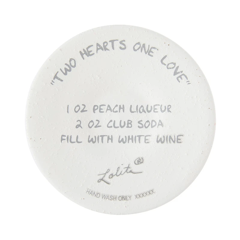 Lolita Two Hearts One Love Handpainted Wine Glass, 15 oz. for only USD 34.99 | Hallmark